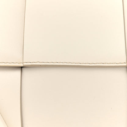 Bottega Veneta French Calfskin Maxi Intrecciato Small Arco Bianco 8 of 15
