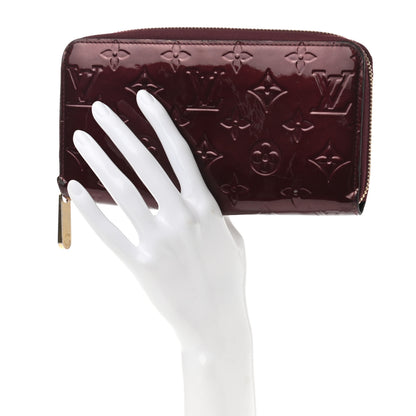 Louis Vuitton Vernis Zippy Wallet Rouge Fauviste 2 of 12
