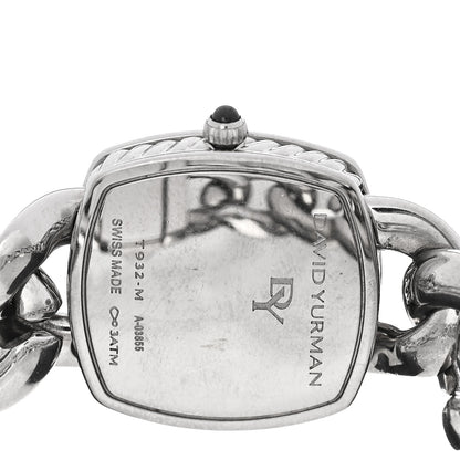 David Yurman Stainless Steel Diamond Bezel 27mm Albion Quartz Watch Black 4 of 4