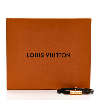 Louis Vuitton Monogram Daily Confidential Bracelet 17 Black 5 of 5