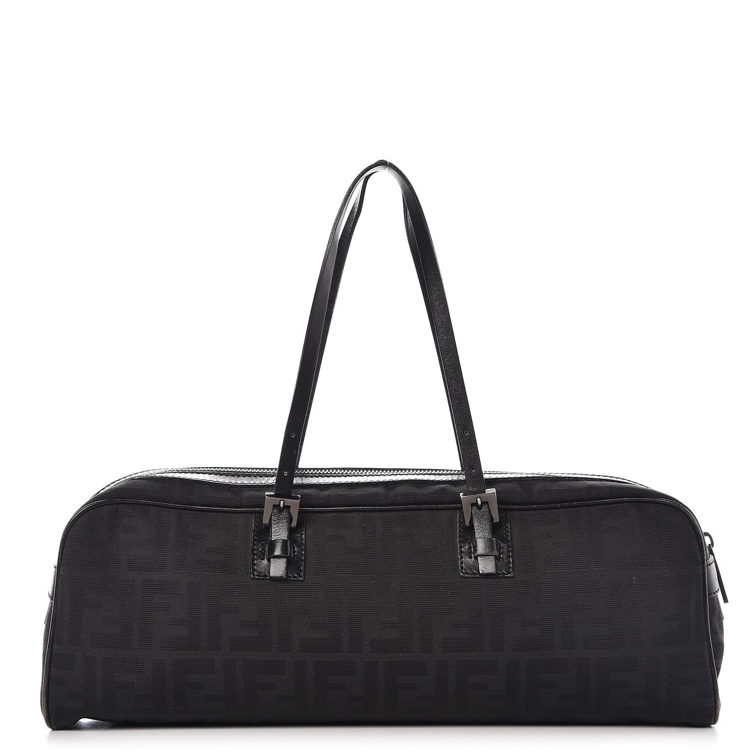 Fendi Zucca Zip Top Tote Black 1 of 11