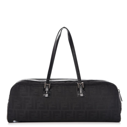 Fendi Zucca Zip Top Tote Black 1 of 11