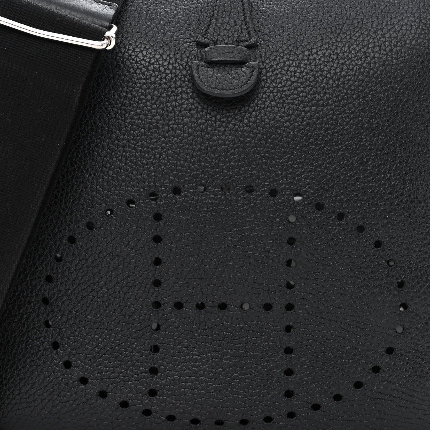 Hermes Taurillon Clemence Evelyne III PM Black 8 of 10