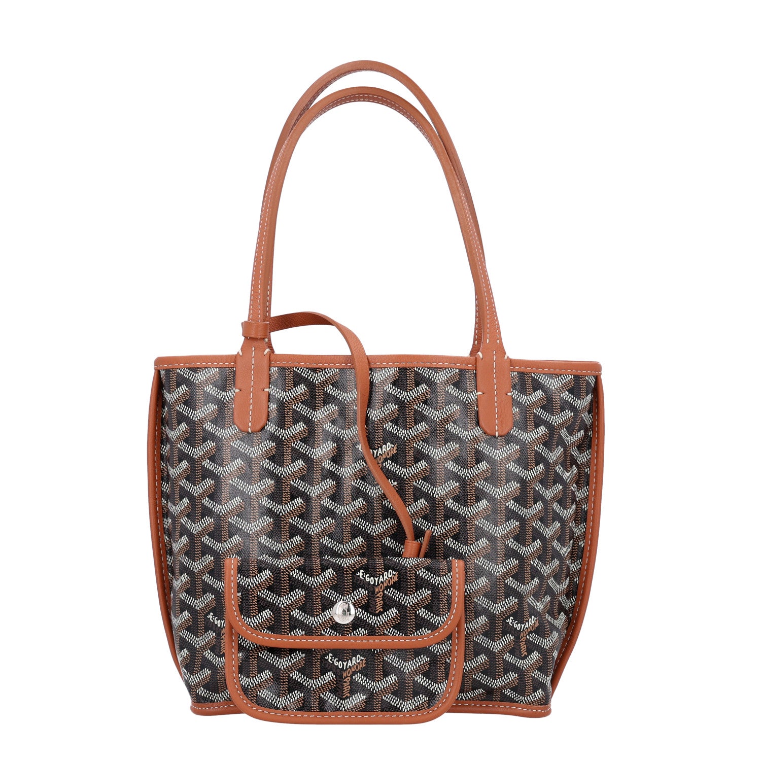 Goyard Goyardine Reversible Mini Anjou Black Gold 3 of 18