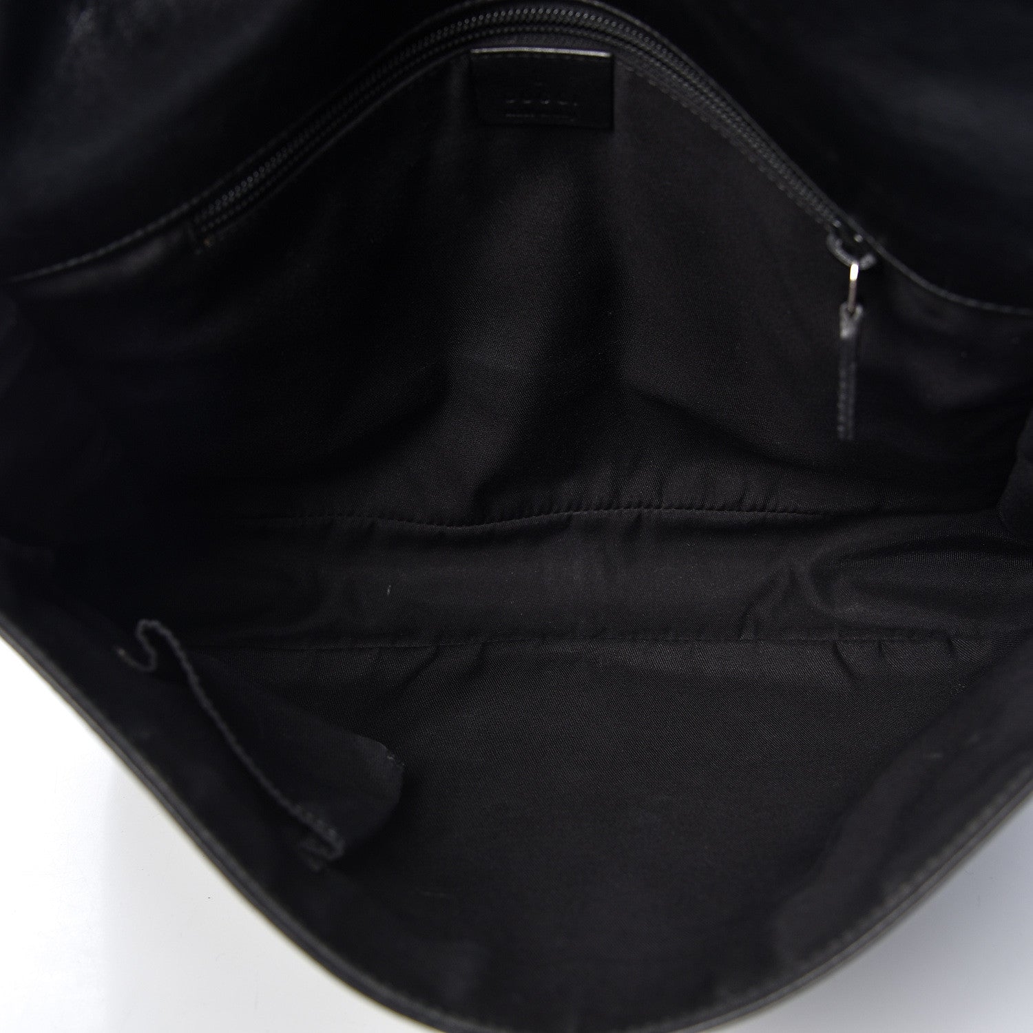 Gucci Guccissima Flap Messenger Bag Black 5 of 10