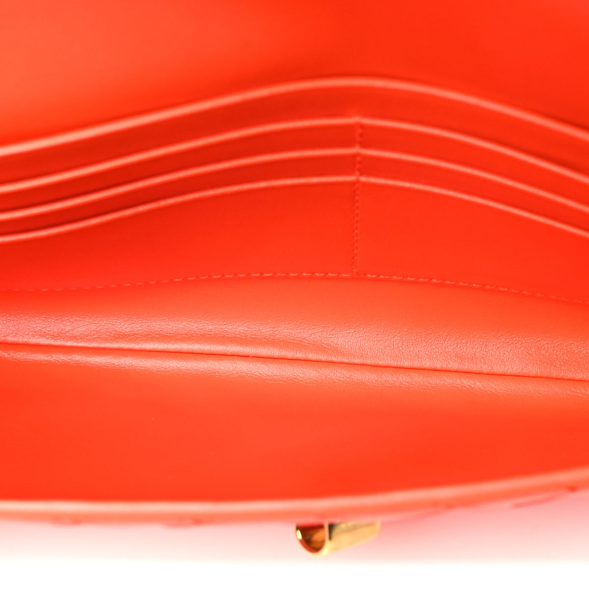 Bottega Veneta Nappa Intrecciato Long Andiamo Top Handle Clutch Orange 5 of 10