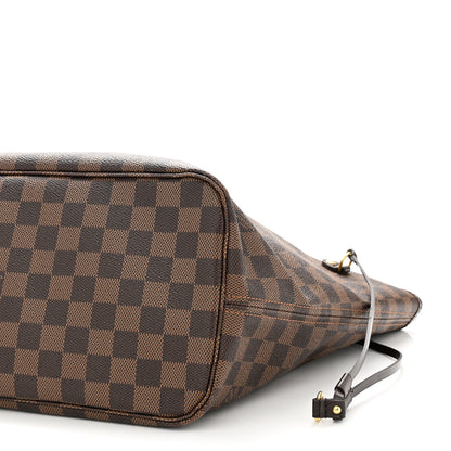 Louis Vuitton Damier Ebene Neo Neverfull MM Rose Ballerine 11 of 11