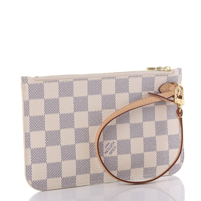 Louis Vuitton Damier Azur Neverfull PM Pochette 2 of 5
