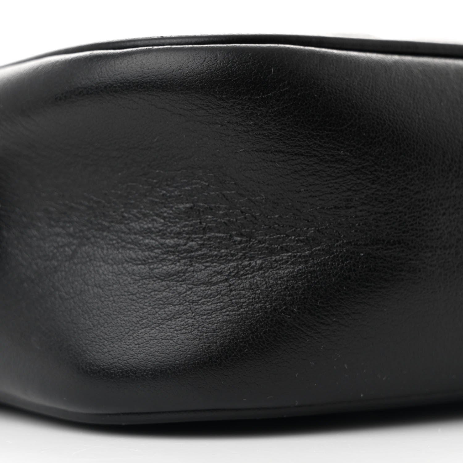 Gucci Calfskin Matelasse Mini GG Marmont Chain Shoulder Bag Black 9 of 11