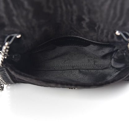 Stella McCartney Velvet Falabella Crossbody Bag Black 7 of 9