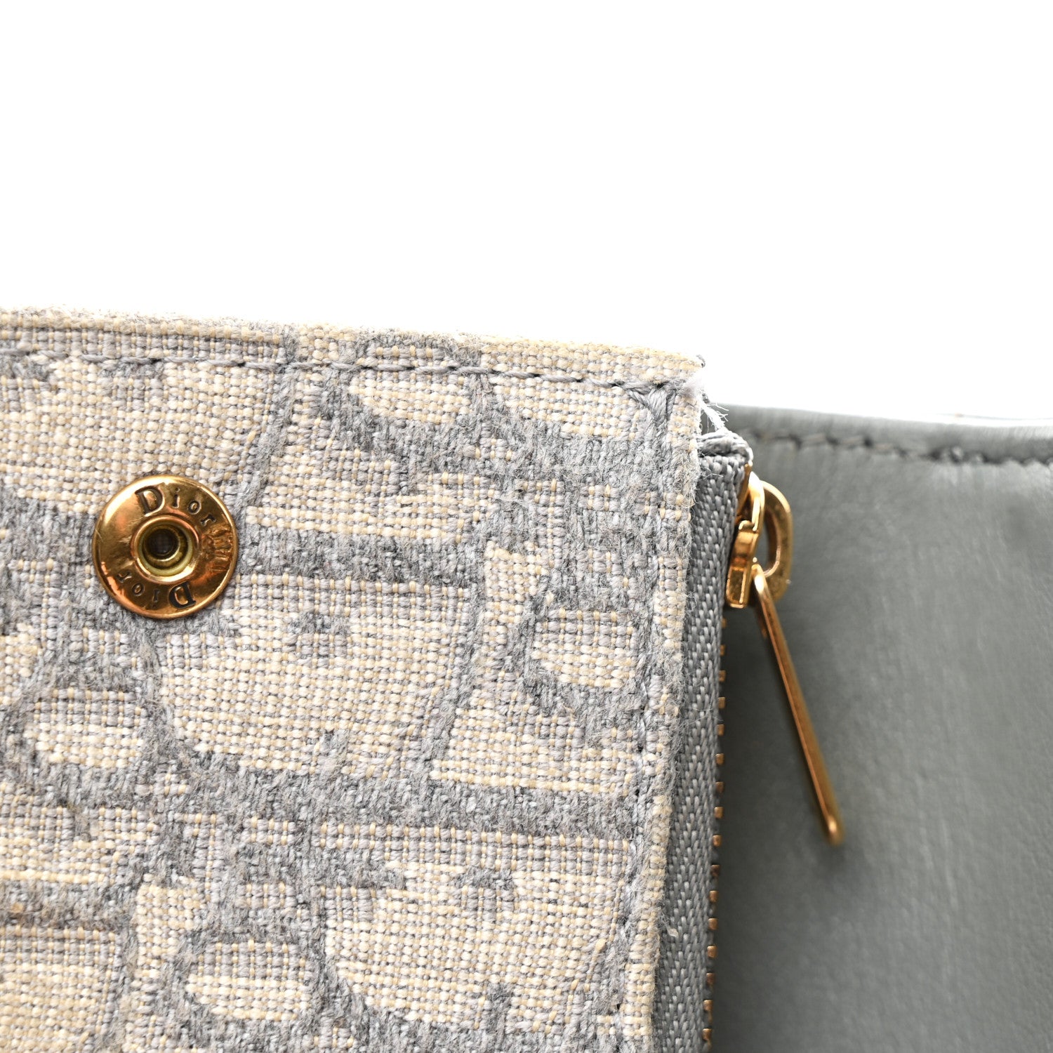 Christian Dior Oblique Saddle Lotus Wallet Grey 1833566 – FASHIONPHILE
