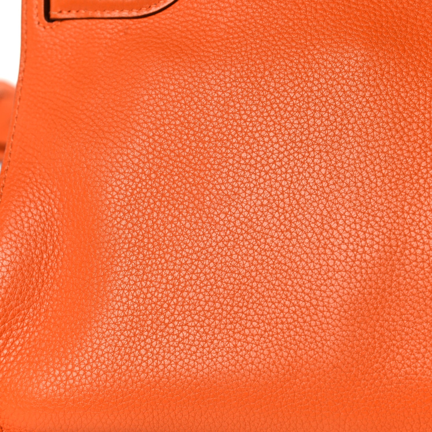 Hermes Taurillon Clemence Jypsiere 34 Orange 28 of 37