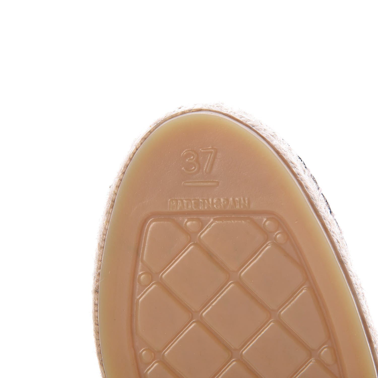 Chanel Lambskin CC Espadrilles 37 Black 6 of 8