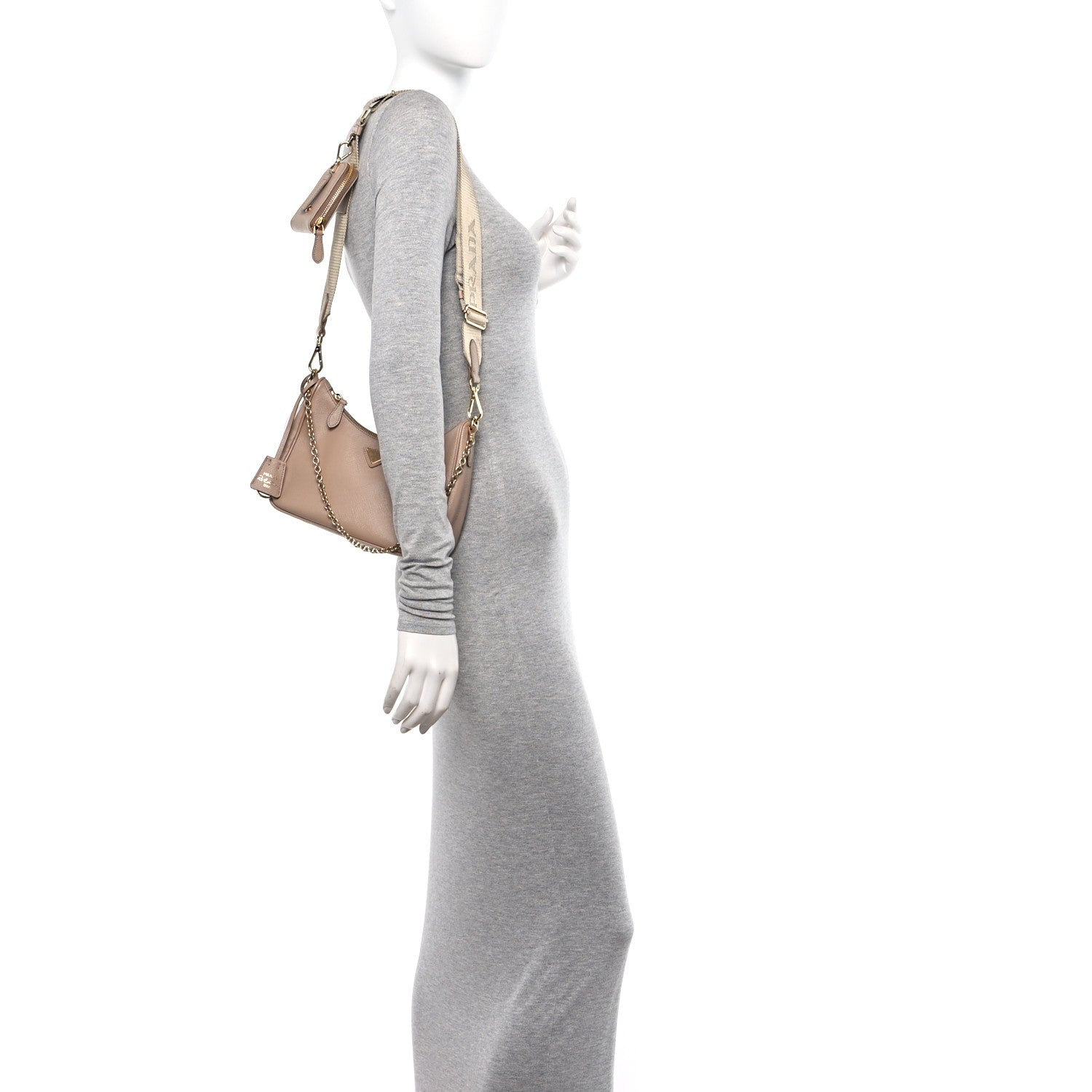 Prada Saffiano Lux Re-Edition 2005 Shoulder Bag Cammeo 3 of 9