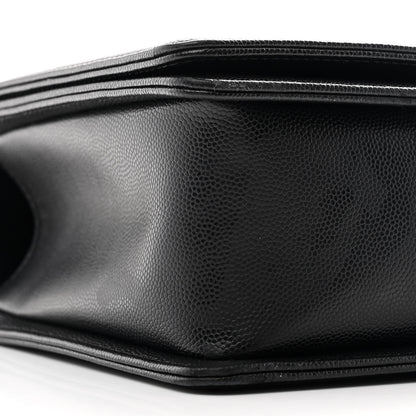 Chanel Caviar Quilted New Medium Boy Flap Black 9 of 10