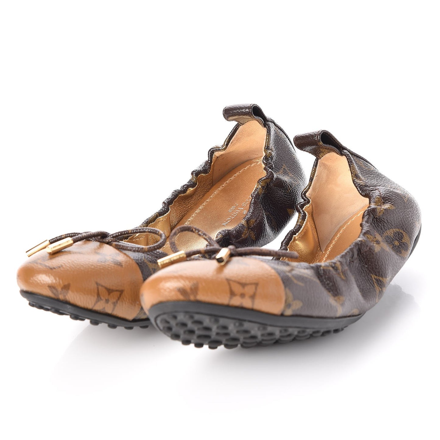 Reverse Patent Monogram Flirty Ballerina Flats 39