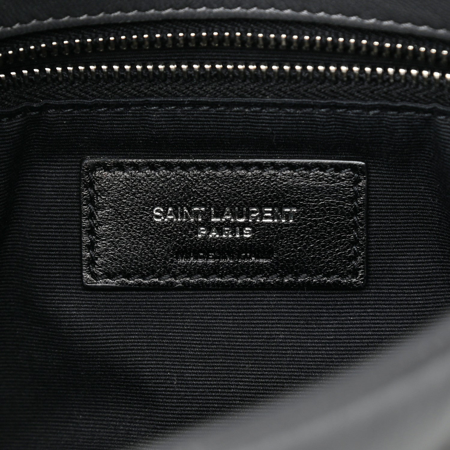 Saint Laurent Lambskin Quilted Toy Loulou Puffer Monogram Chain Satchel Storm 6 of 11