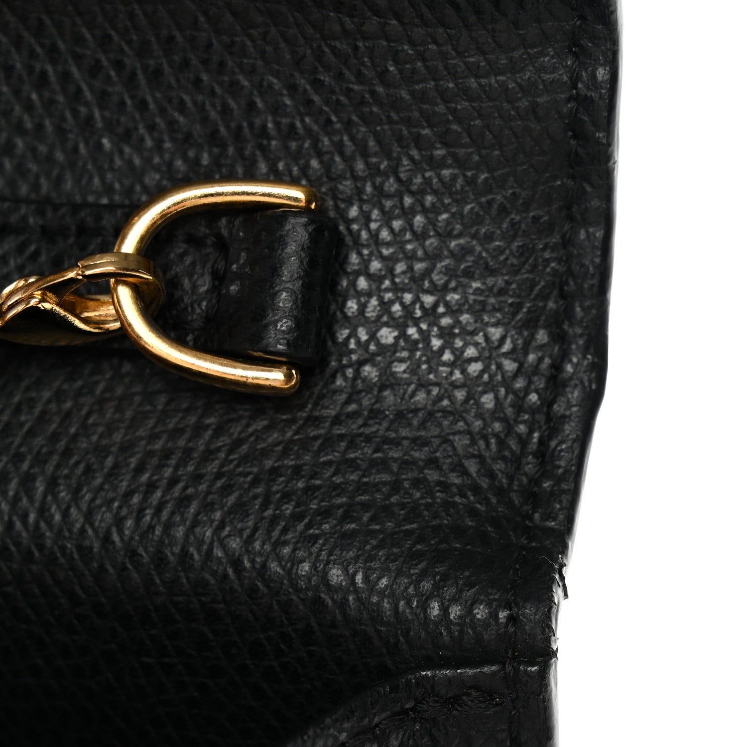 Fendi Vitello Cruise F is Fendi Bi-Color FF 1974 Embossed Medium Envelope Wallet On Chain Black Maya 10 of 12