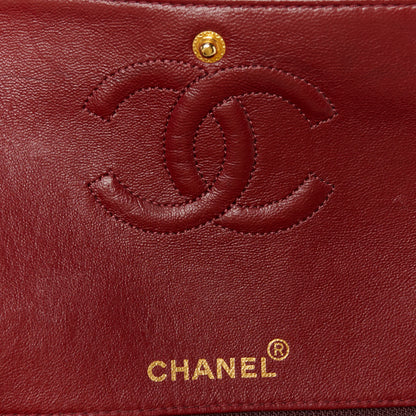 Chanel Lambskin Quilted Medium Double Flap Black 6 of 14