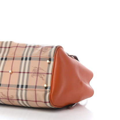 Burberry Haymarket Check Small Canterbury Tote Orange 9 of 13