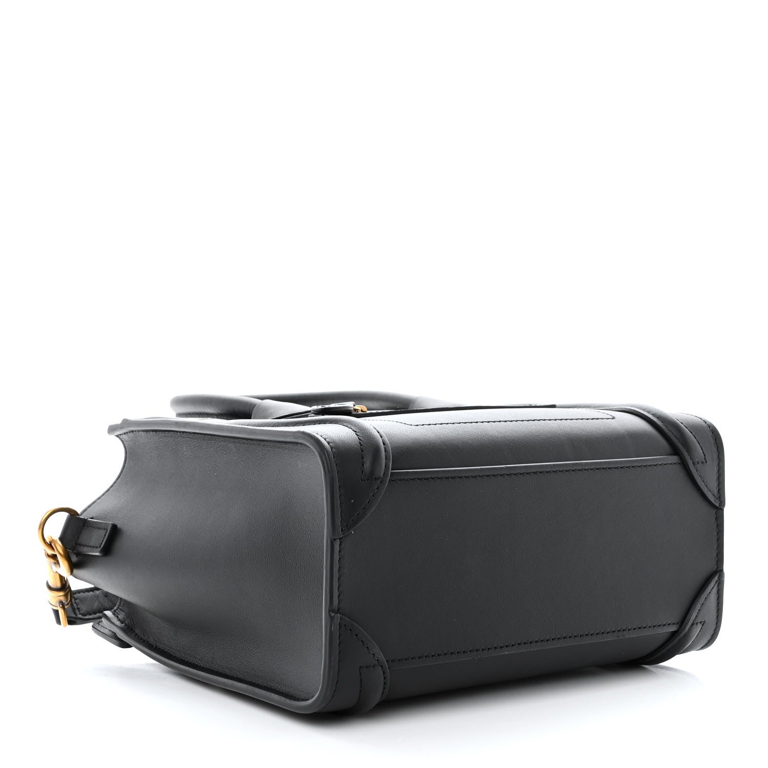 Celine Smooth Calfskin Nano Luggage Black 4 of 12
