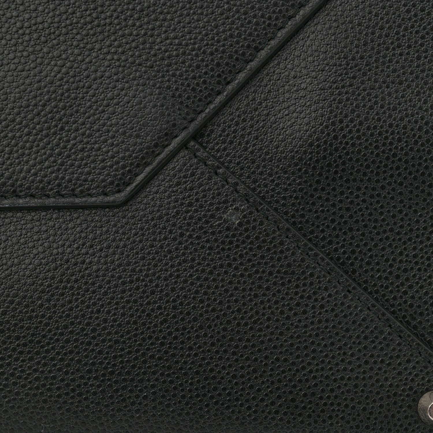 Balenciaga Grained Calfskin Papier Flap Tote Black 15 of 16