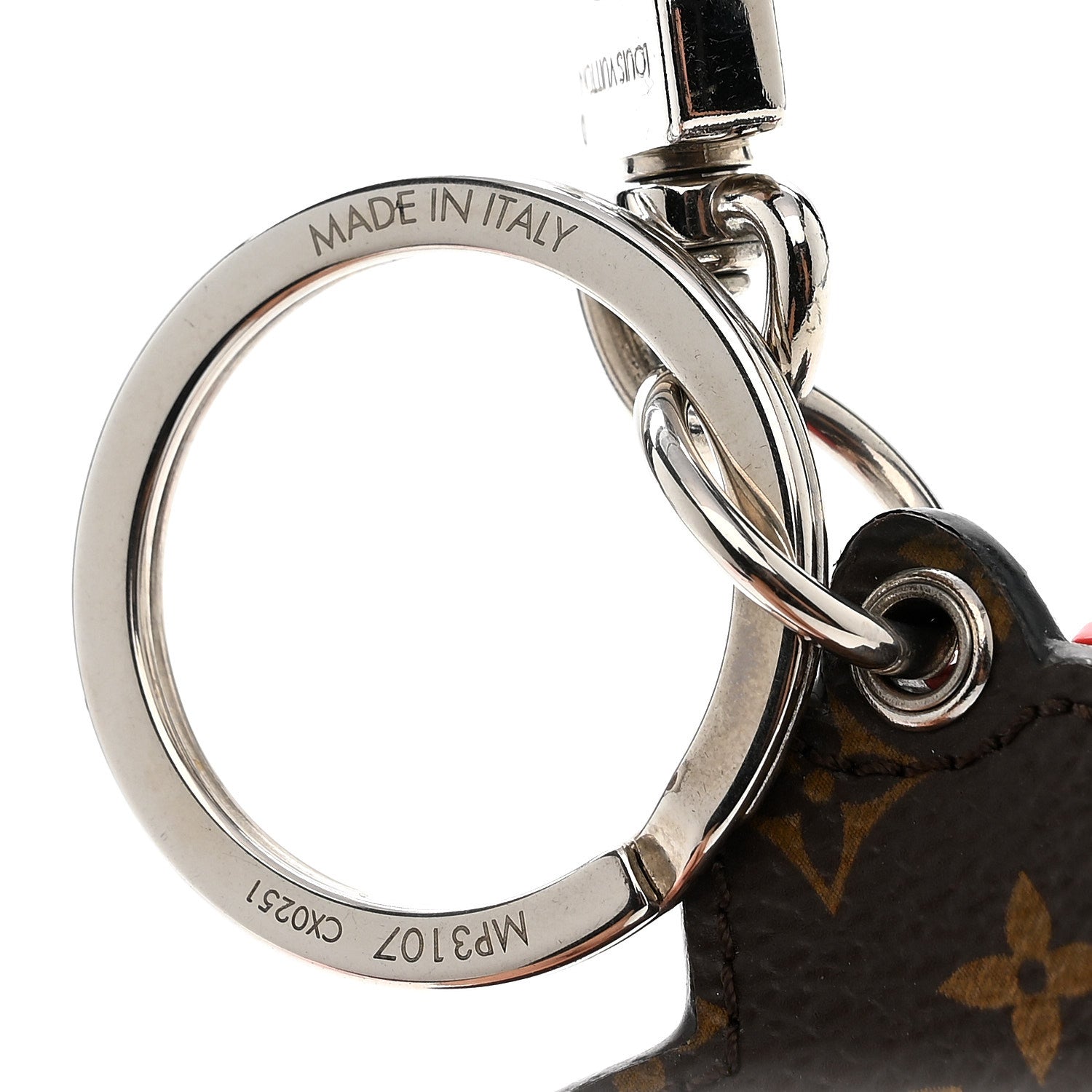 Louis Vuitton チャーム　【欠損有】 Louis Vuitton Calfskin Monogram Hammer Bag Charm Key Holder