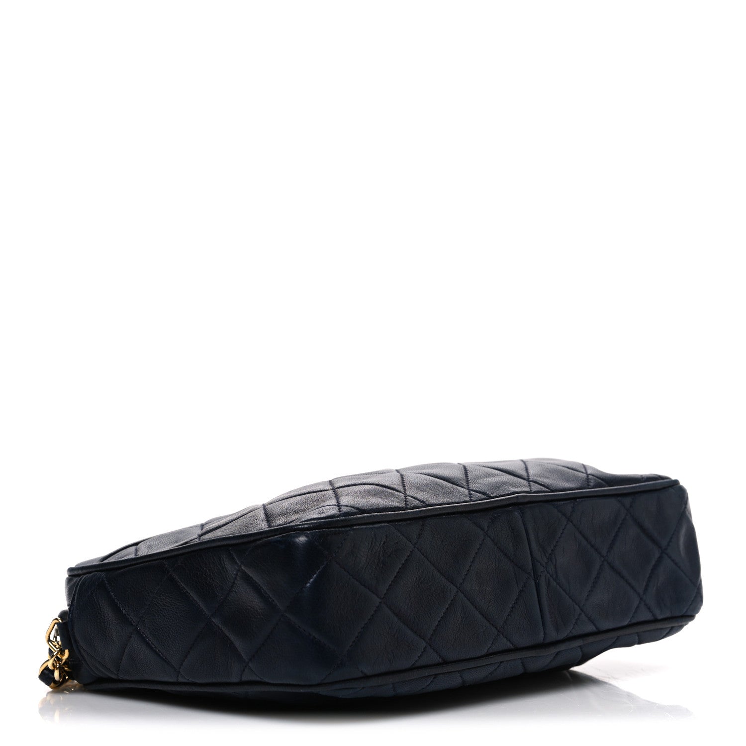 Chanel Lambskin Quilted CC Tassel Camera Case Navy 3 of 10