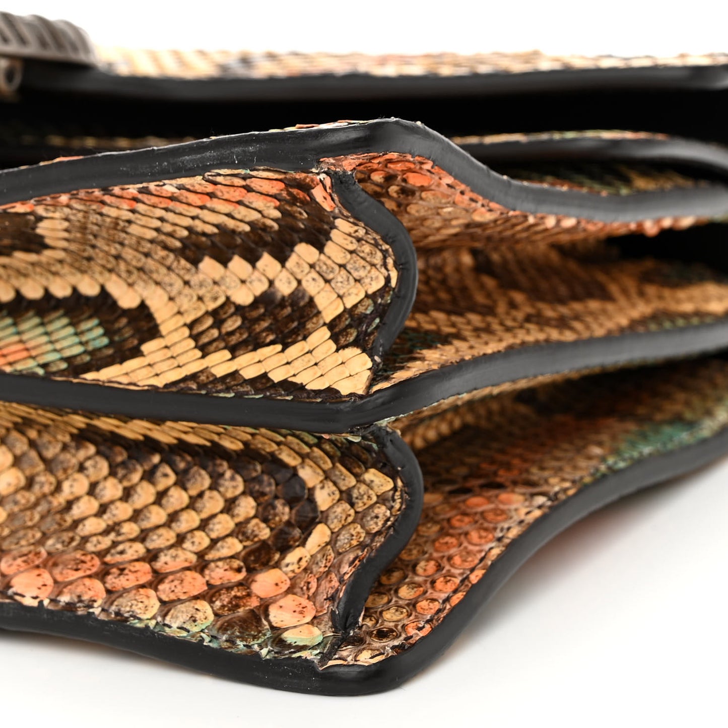 Snakeskin Small Dionysus Shoulder Bag Multicolor