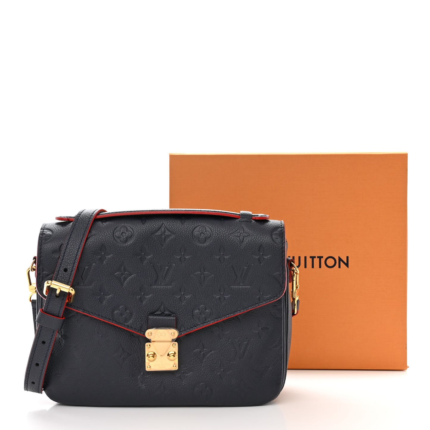 Empreinte Pochette Metis Marine Rouge