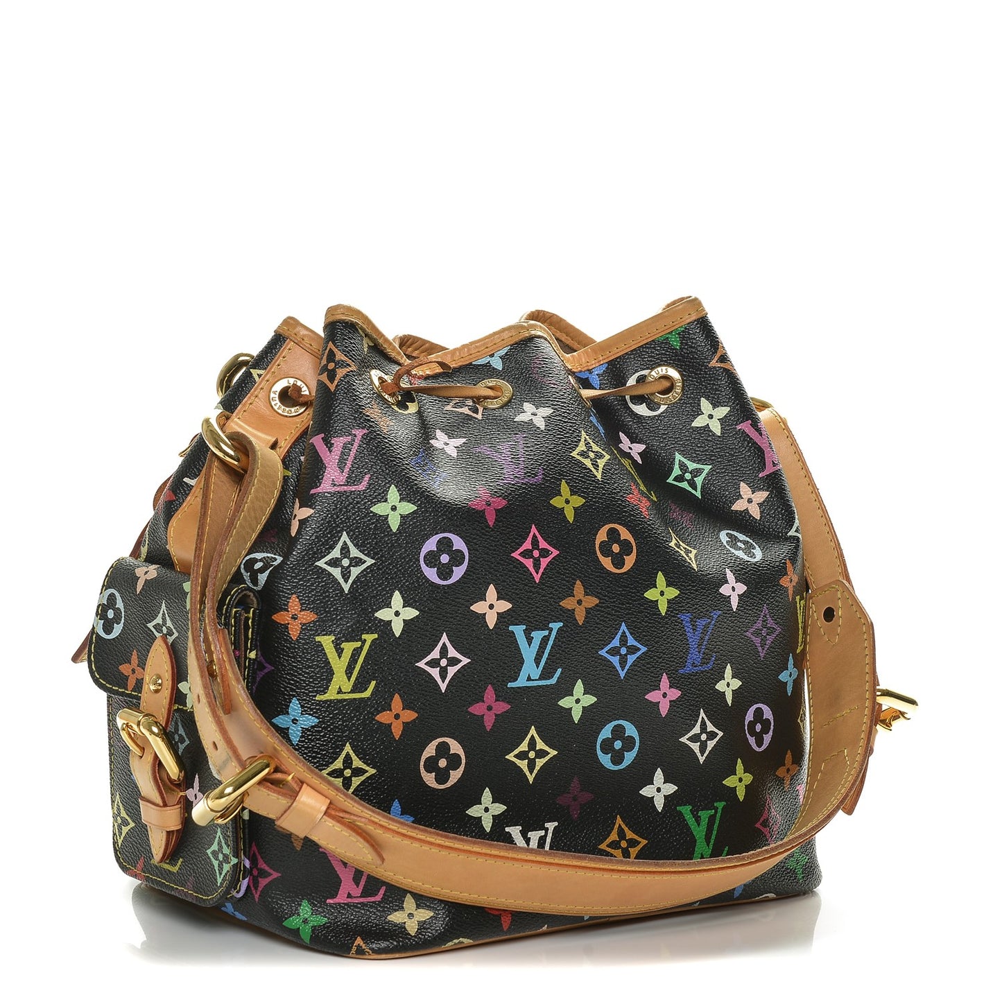 Monogram Multicolor Petit Noe Black