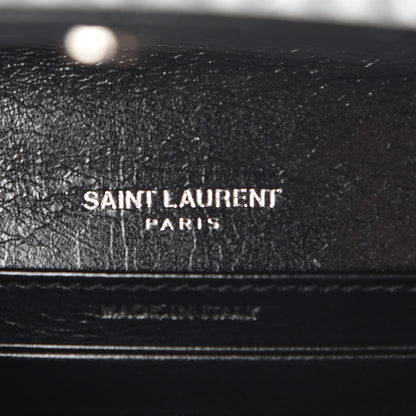 Saint Laurent Textured Patent Crystal Toy Kate Crossbody Black 6 of 7