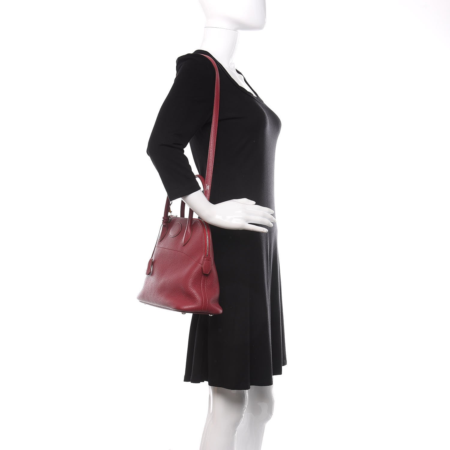 Hermes Taurillon Clemence Bolide 31 Rubis 2 of 14