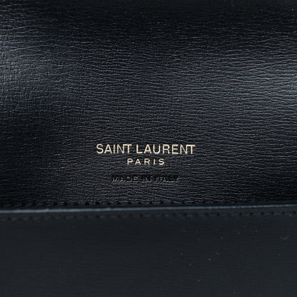 Saint Laurent Smooth Calfskin Monogram Phone Holder Crossbody Black 5 of 9