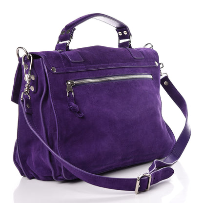 Proenza Schouler Suede Medium PS1 Satchel Amethyst 3 of 10