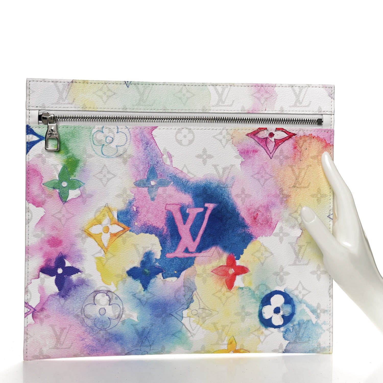 Louis Vuitton Monogram Watercolor New Tote Pochette Multicolor 2 of 9