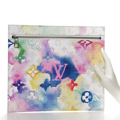 Louis Vuitton Monogram Watercolor New Tote Pochette Multicolor 2 of 9