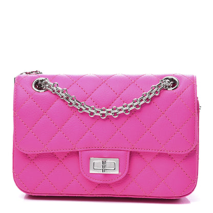 Chanel Goatskin Quilted 2.55 Reissue Mini Flap Fluorescent Pink 1 of 11