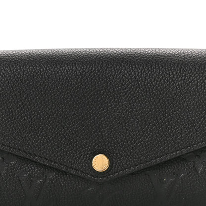 Louis Vuitton Empreinte Sarah Wallet NM Black 7 of 7