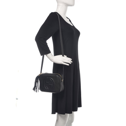 Gucci Pebbled Calfskin Small Soho Disco Bag Black 2 of 9