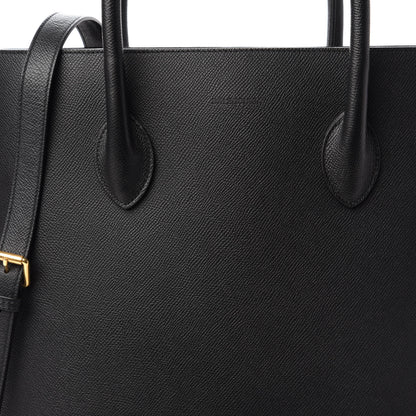 Balenciaga Grained Calfskin Ville Aj Tote Black 10 of 10