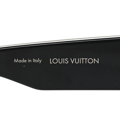 Louis Vuitton Acetate Swarovski Crystal Cyclone Sunglasses Z1736W Black 5 of 8