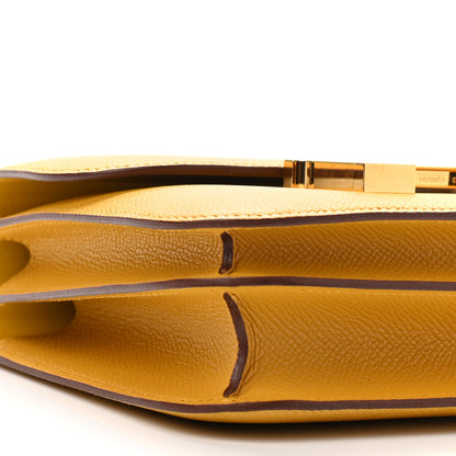 Hermes Epsom Constance 18 Jaune Ambre 9 of 11