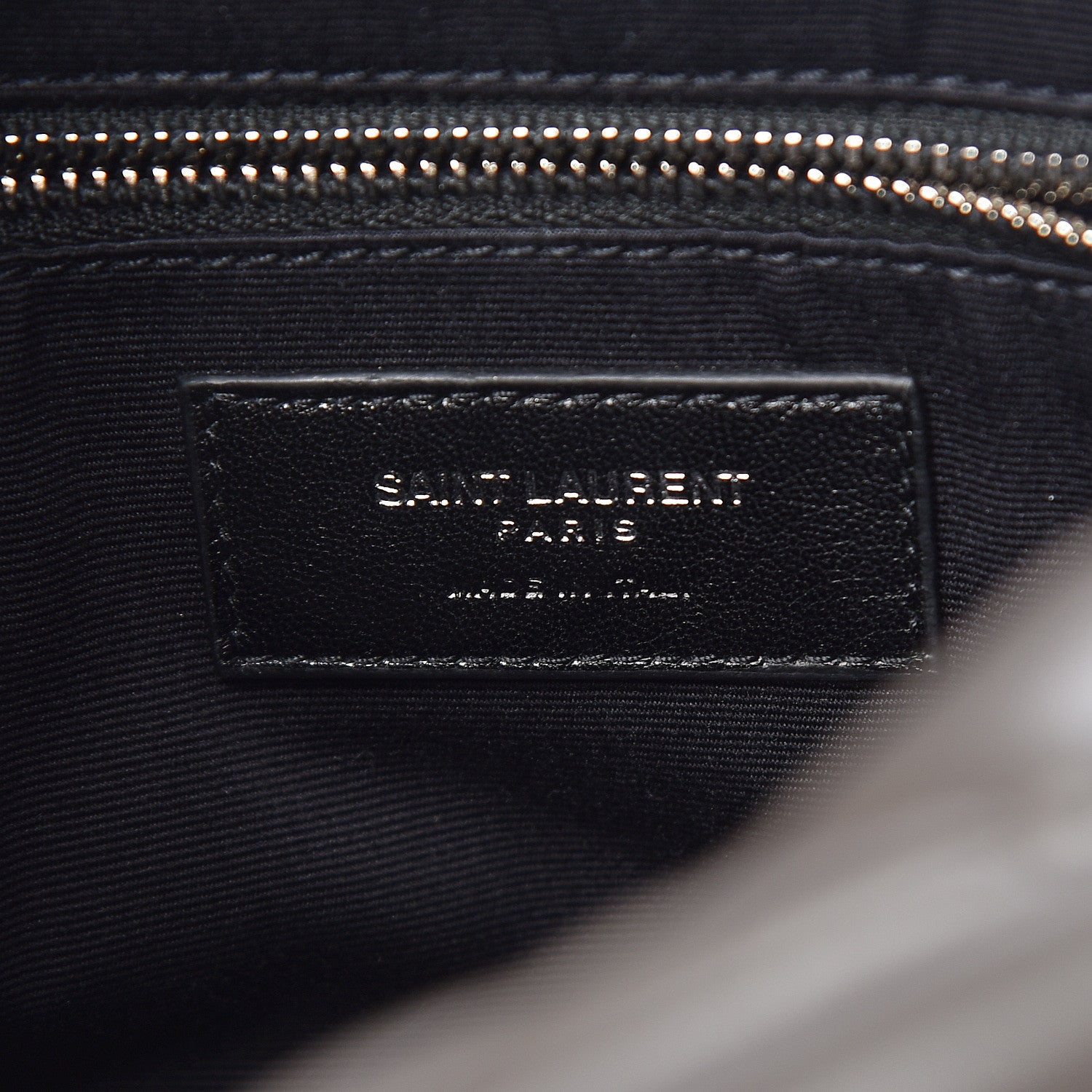 Saint Laurent Calfskin Y Quilted Monogram Small Loulou Bowling Bag Earth 6 of 10