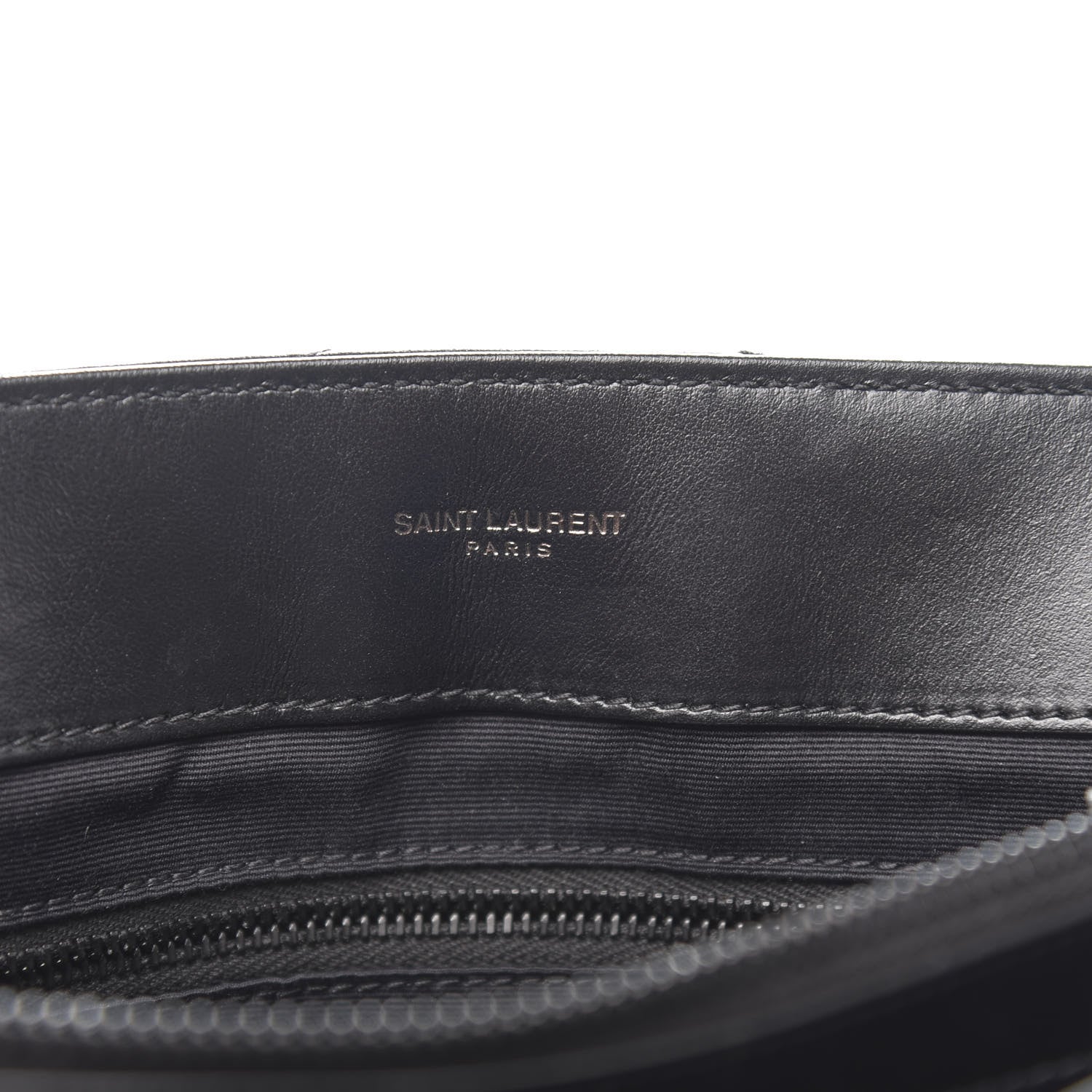 Saint Laurent Calfskin Y Quilted Monogram Medium Loulou Chain Satchel Black 7 of 12