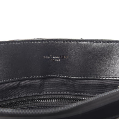 Saint Laurent Calfskin Y Quilted Monogram Medium Loulou Chain Satchel Black 7 of 12