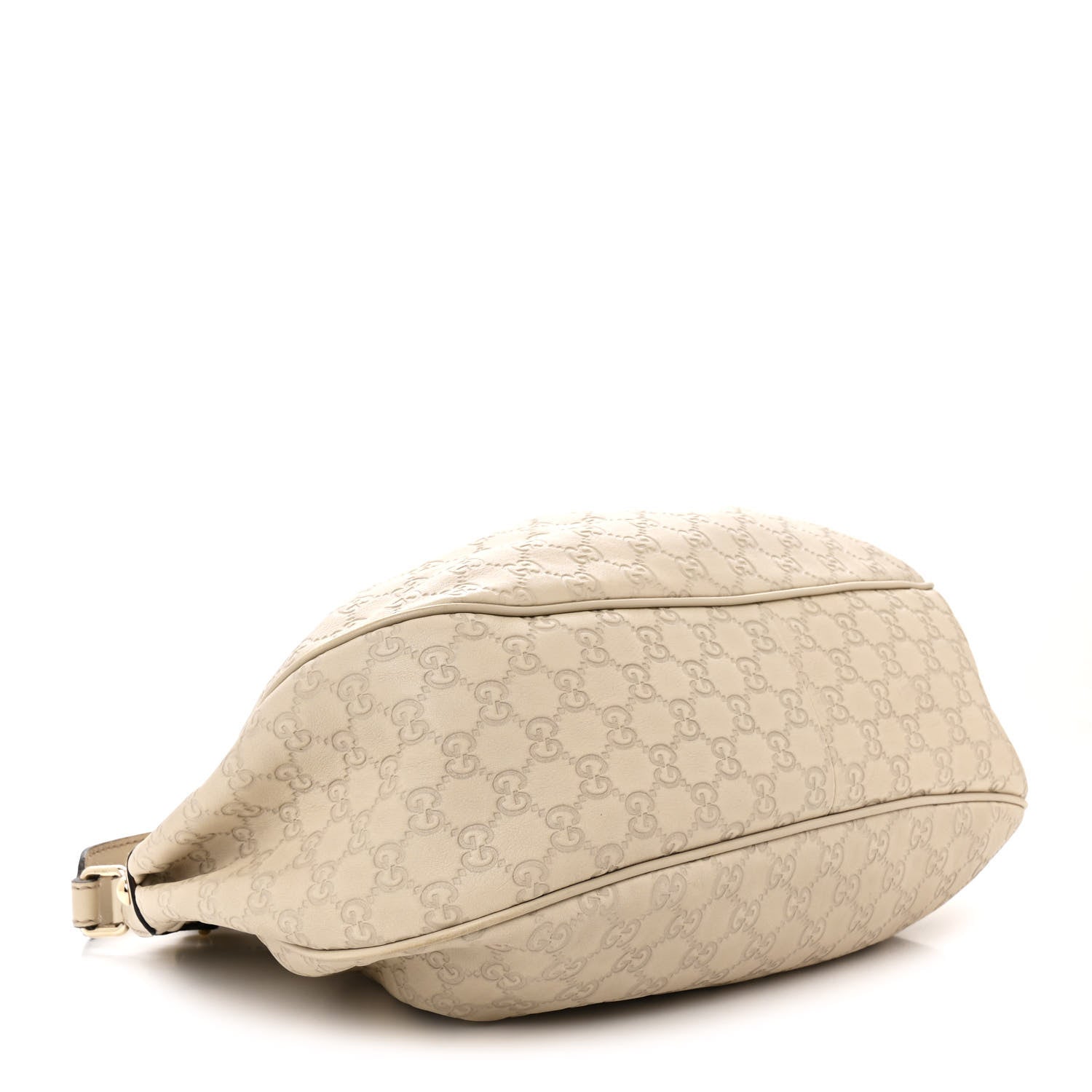 Gucci Guccissima Medium Sukey Hobo Off White 4 of 15