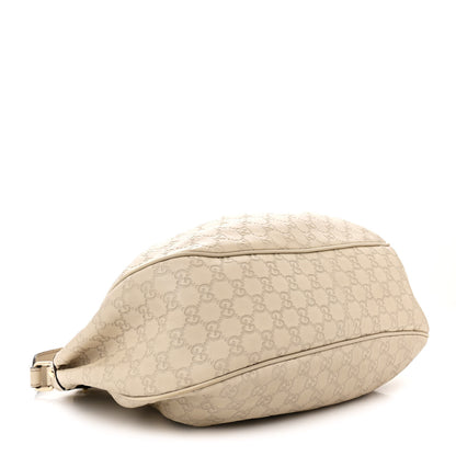 Gucci Guccissima Medium Sukey Hobo Off White 4 of 15