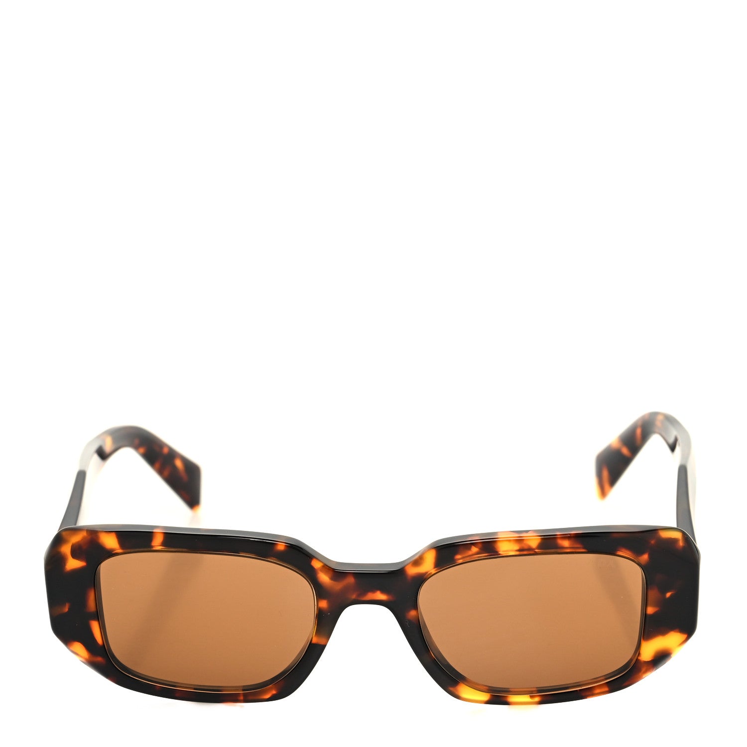 Prada Acetate Symbole Sunglasses SPR 17W Havana 2 of 7