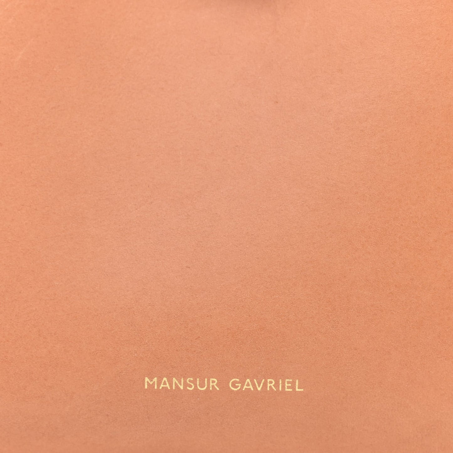 Vegetable Tanned Calfskin Mini Bucket Bag Camello Rosa